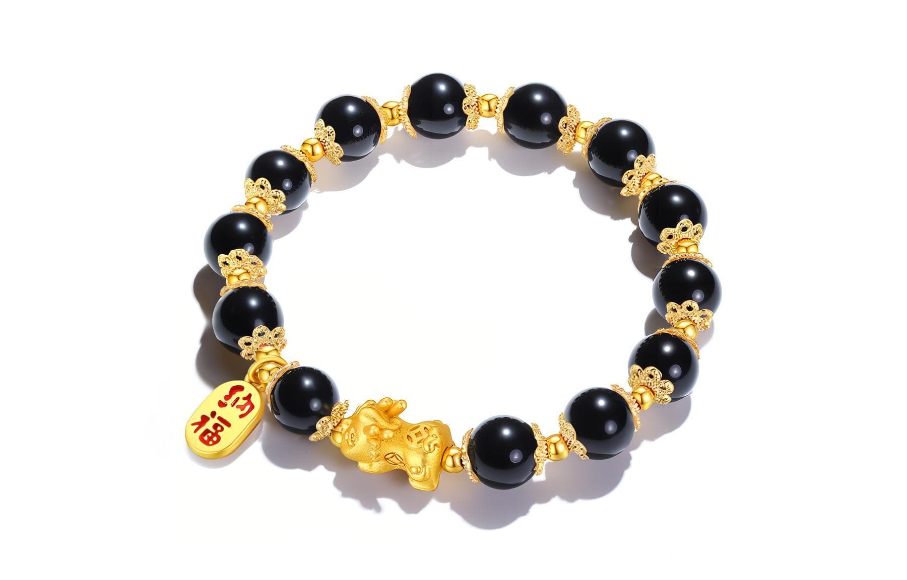 Браслеты RUOK с розовыми кристаллами унисекс