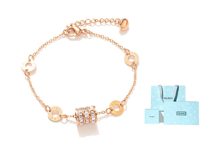 Женские браслеты TRUE ME из титановой стали
