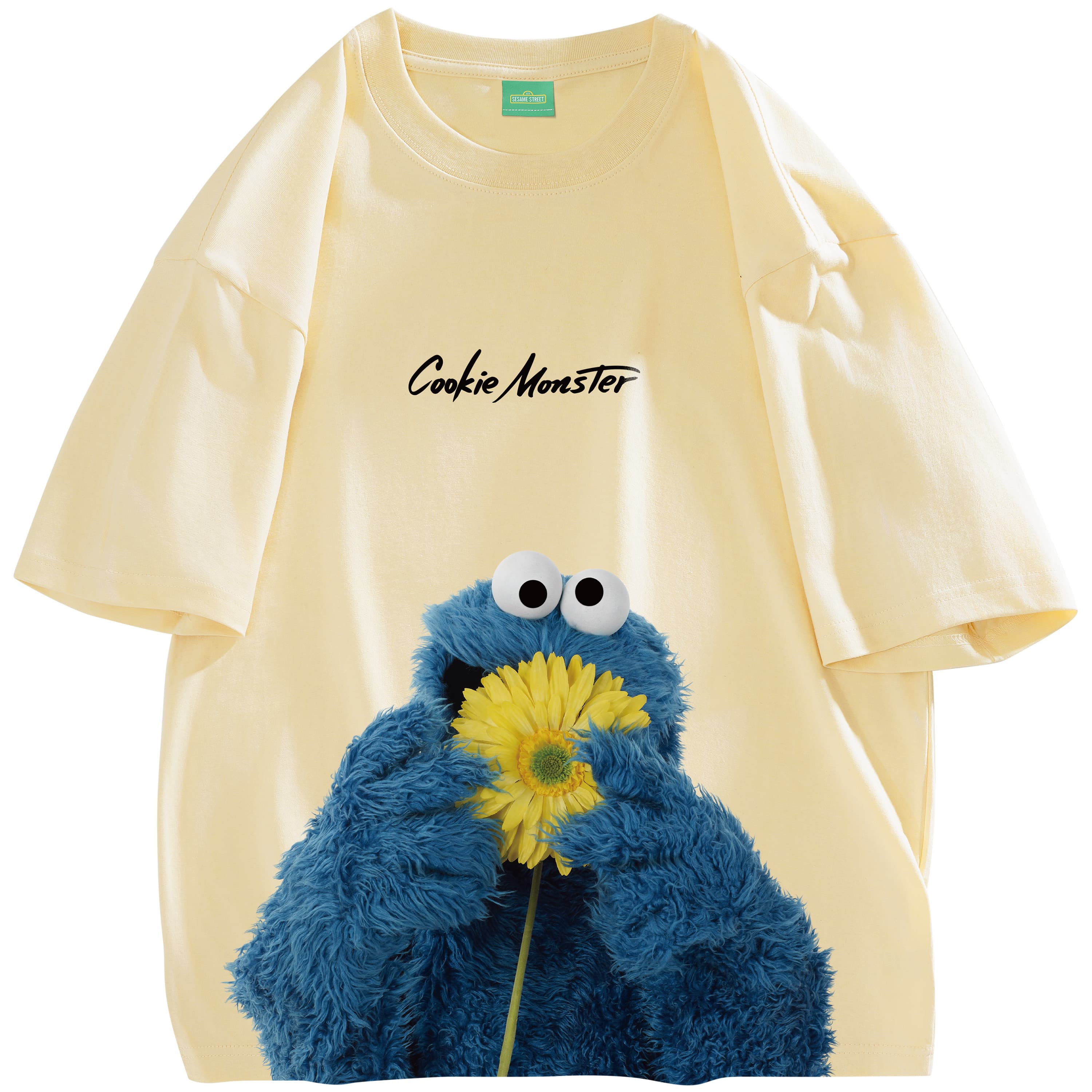 Футболка с заниженными плечами «УЛИЦА СЕЗАМ» унисекс