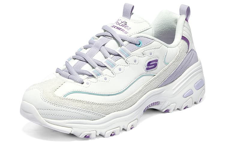 Кроссовки Skechers D'lites 1.0 'Белый Фиолетовый' Женские