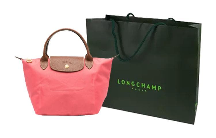 LONGCHAMP Le Pliage Холщовая сумка для пельменей Сумка-труба Женская персиково-розовая