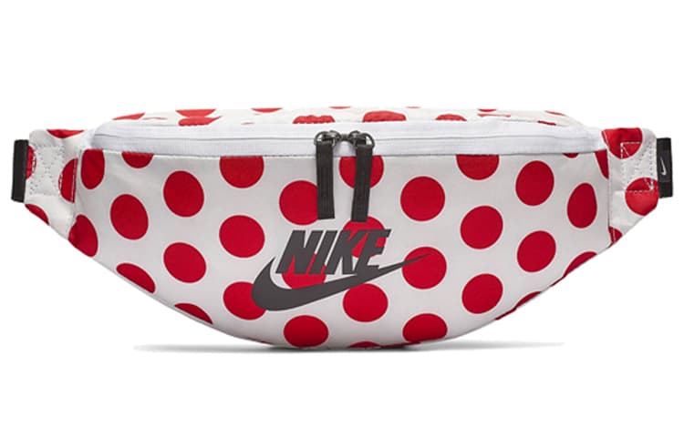 Nike Polyester Shoulder Bag, Crossbody Bag, Fanny Pack Unisex White