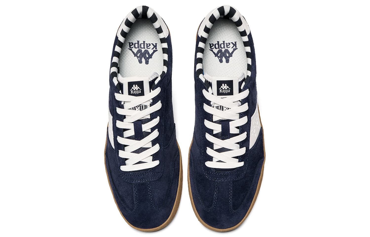Kappa Мягкие износостойкие легкие низкие кеды для скейтборда унисекс темно-синий/корейский белый