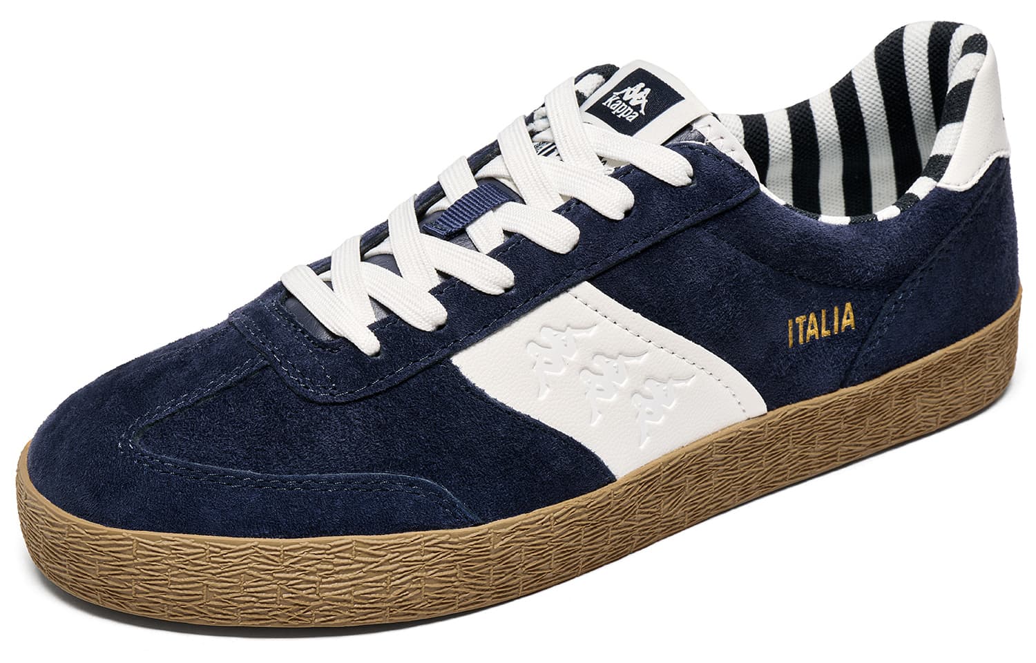 Kappa Мягкие износостойкие легкие низкие кеды для скейтборда унисекс темно-синий/корейский белый