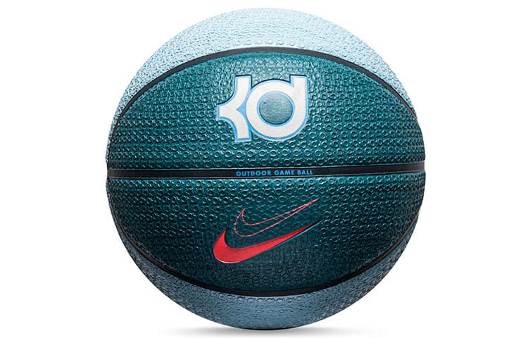 Nike Rubber Basketball Blue Green Size 7 Training Unisex
