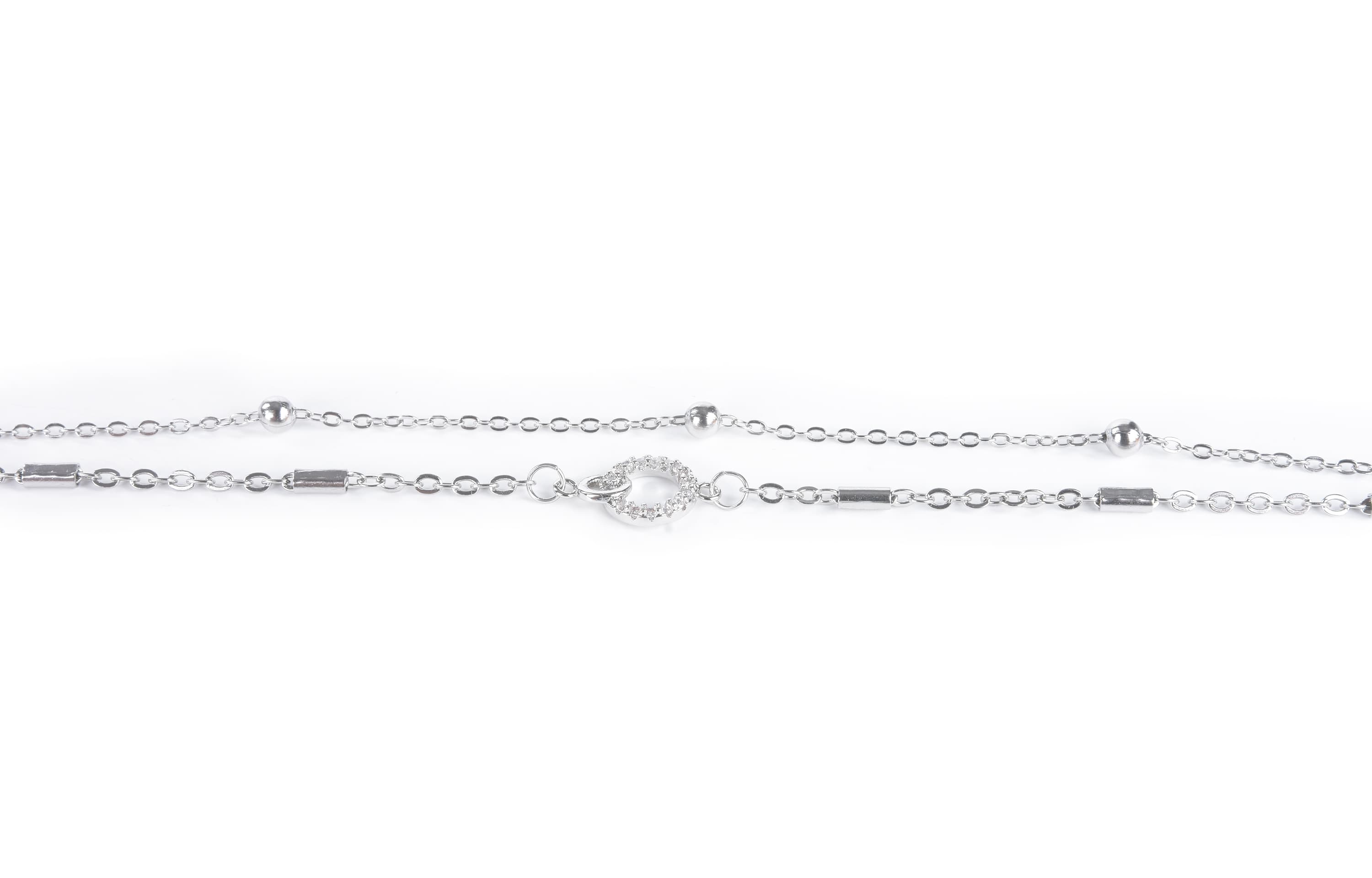 Коробка унисекс с изящными серебряными браслетами FireMonkey S999