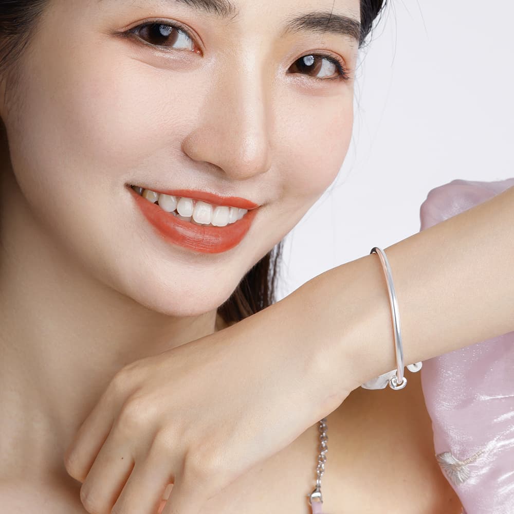 Женские изящные серебряные браслеты PRP S999