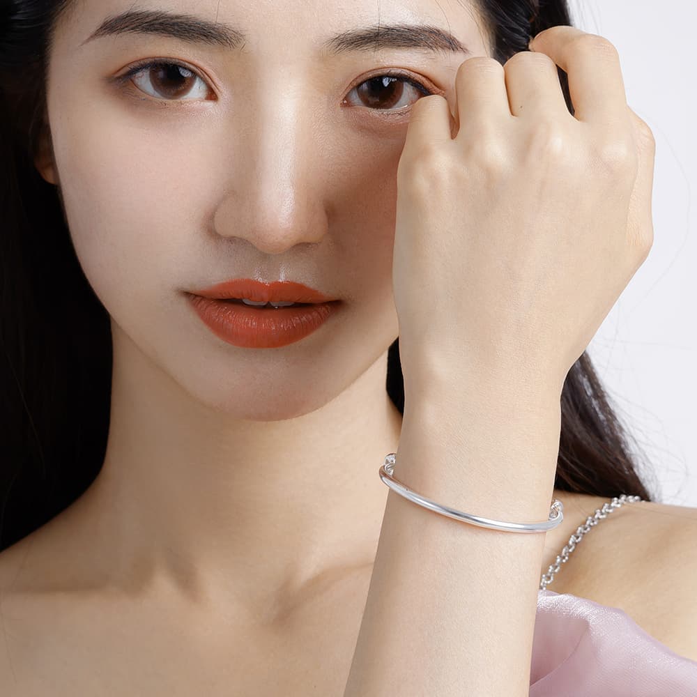 Женские изящные серебряные браслеты PRP S999
