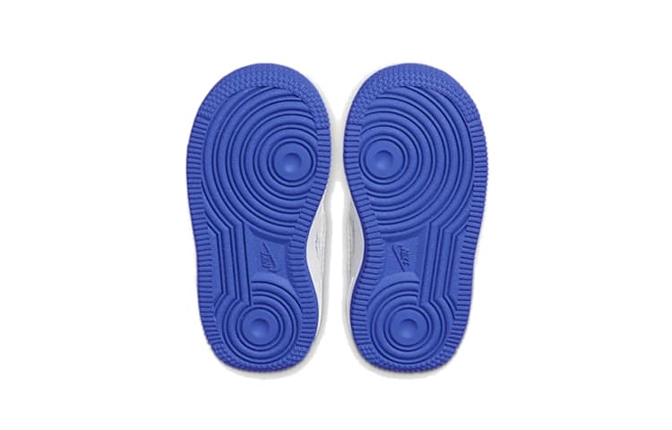 Nike Air Force 1 Air Force 1 Force 1 '07 Устойчивые к истиранию низкие кроссовки More Than QS для малышей Синий Белый