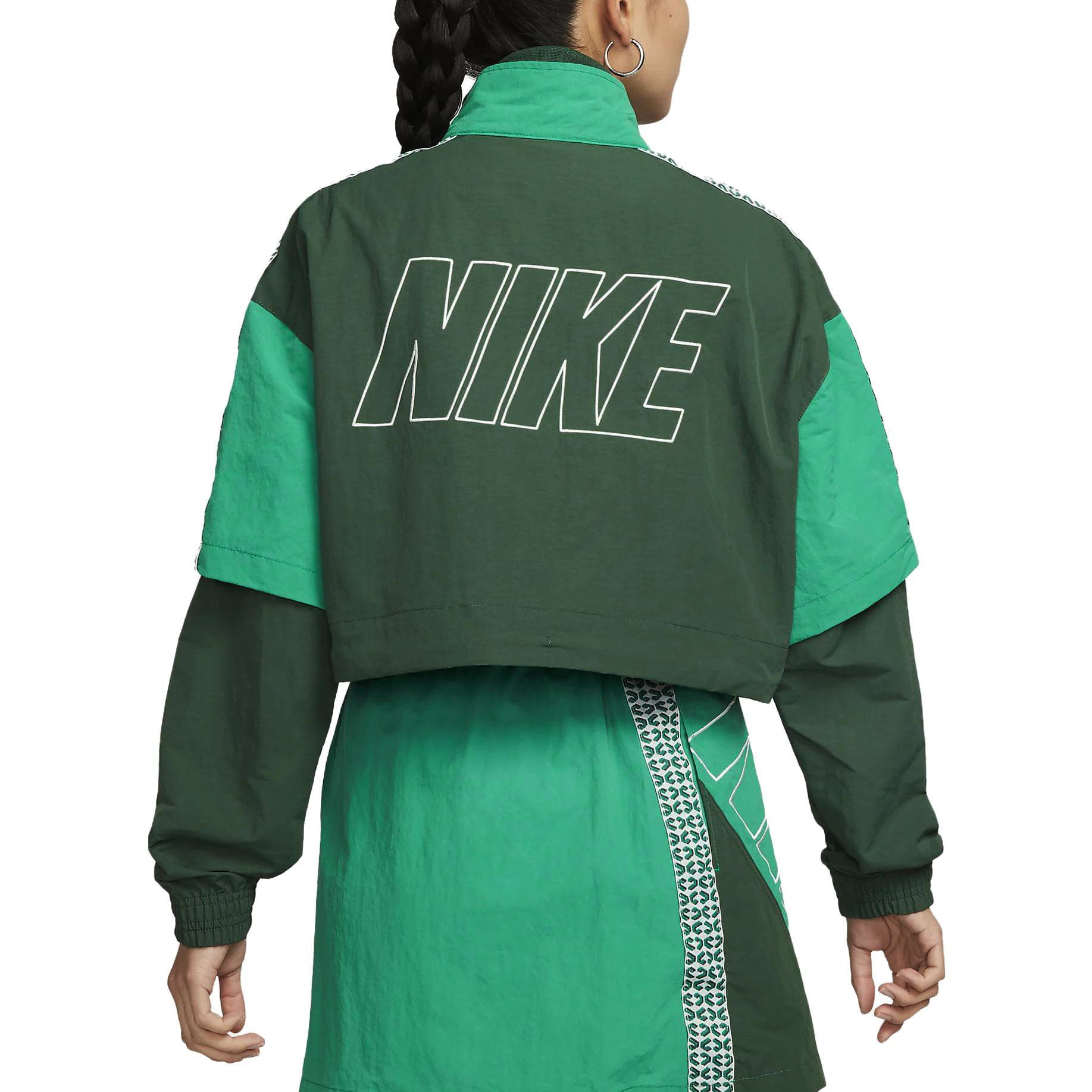 Женские куртки Nike Retro, зеленые