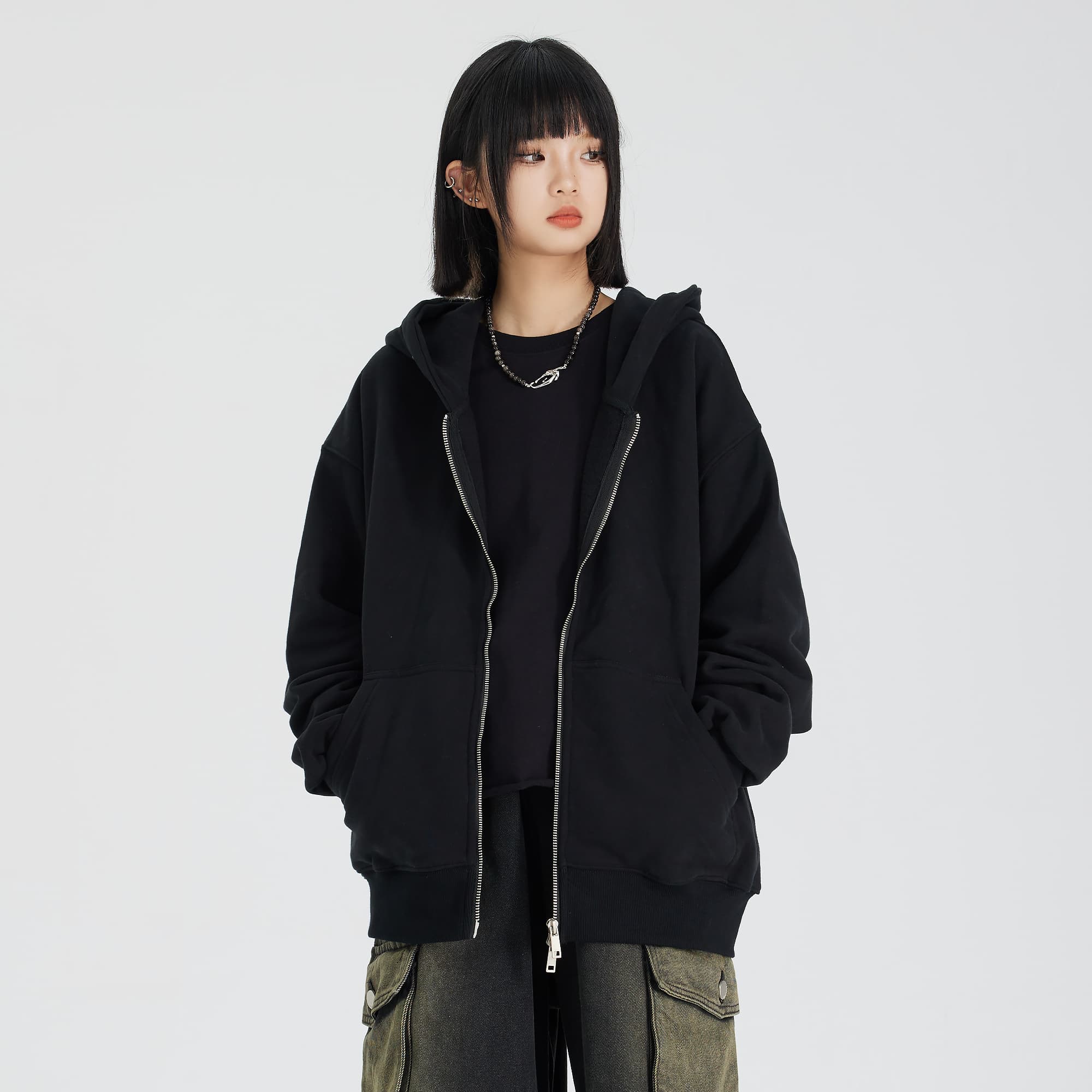 XINYINSU Толстовка Унисекс Черный