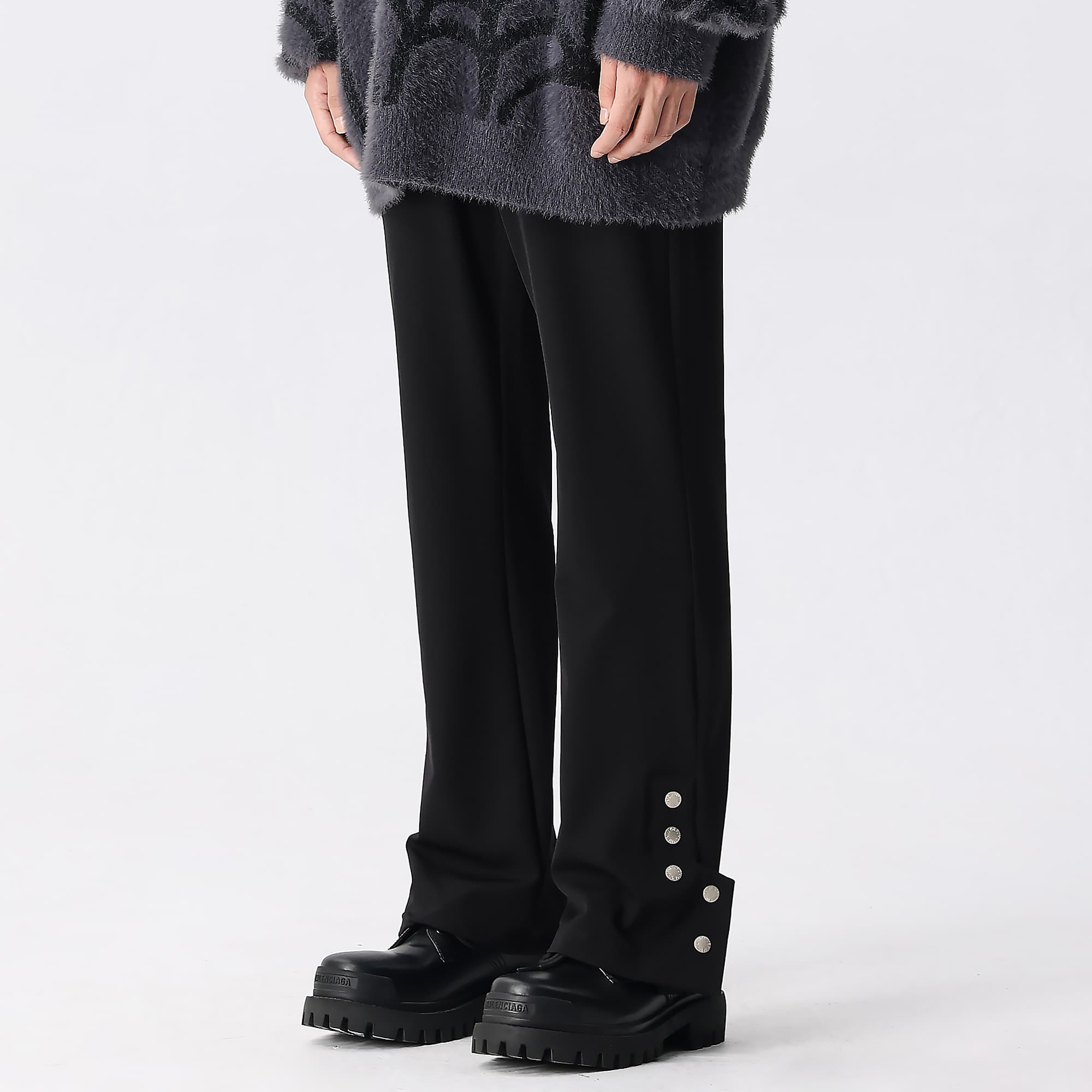 XINYINSU повседневные брюки унисекс, черные