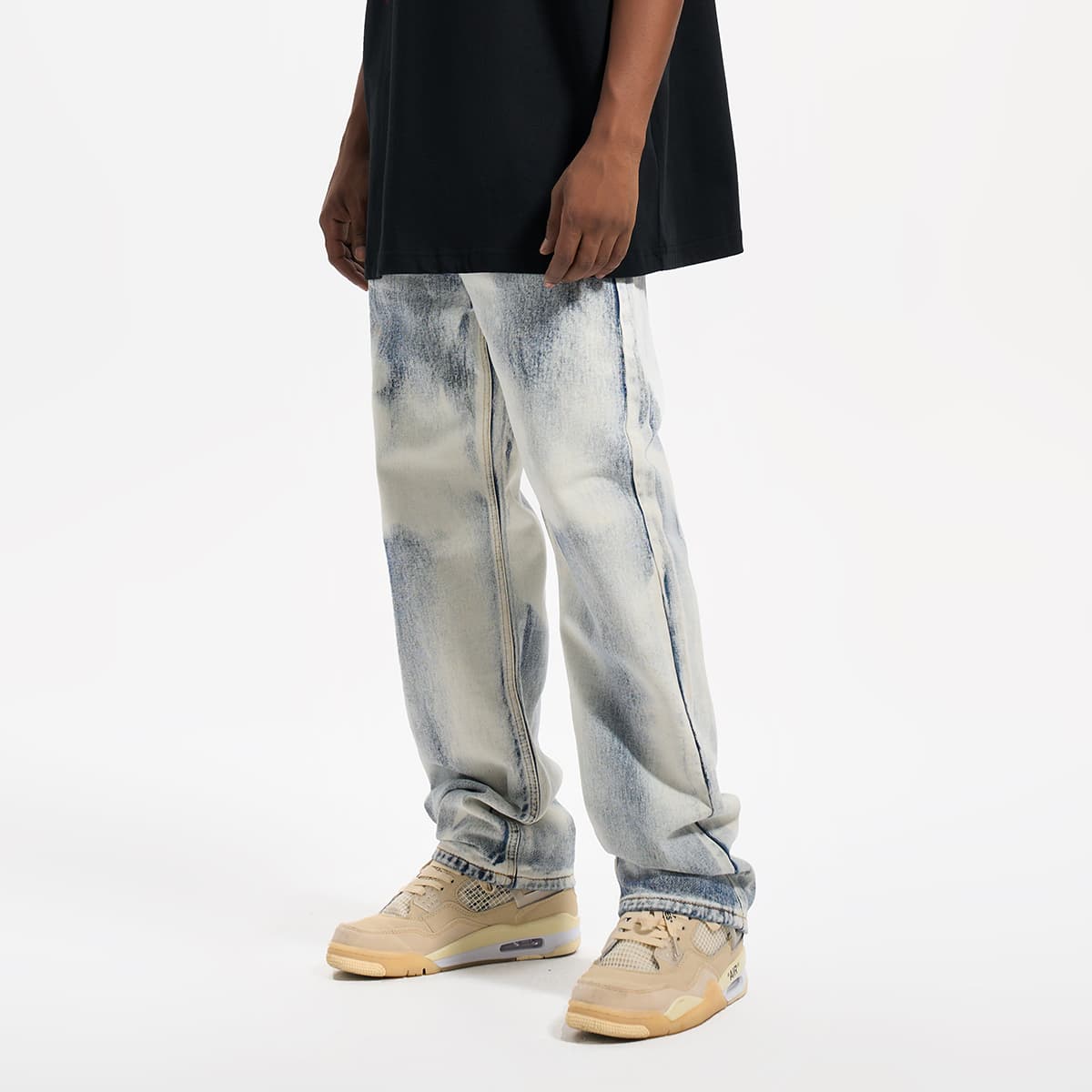 Джинсы YearnObtainRainbow унисекс светло-синие