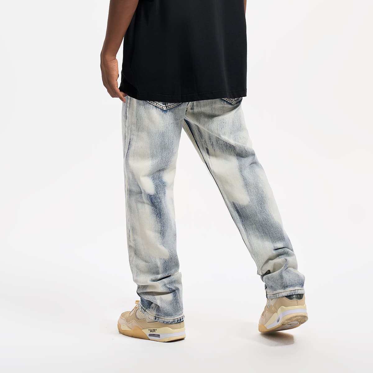 Джинсы YearnObtainRainbow унисекс светло-синие