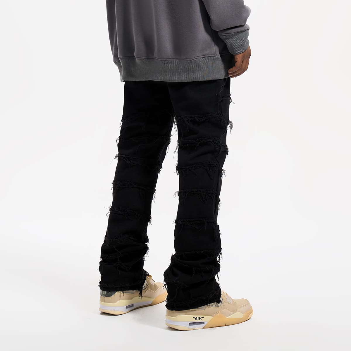 Джинсы YearnObtainRainbow унисекс, черные