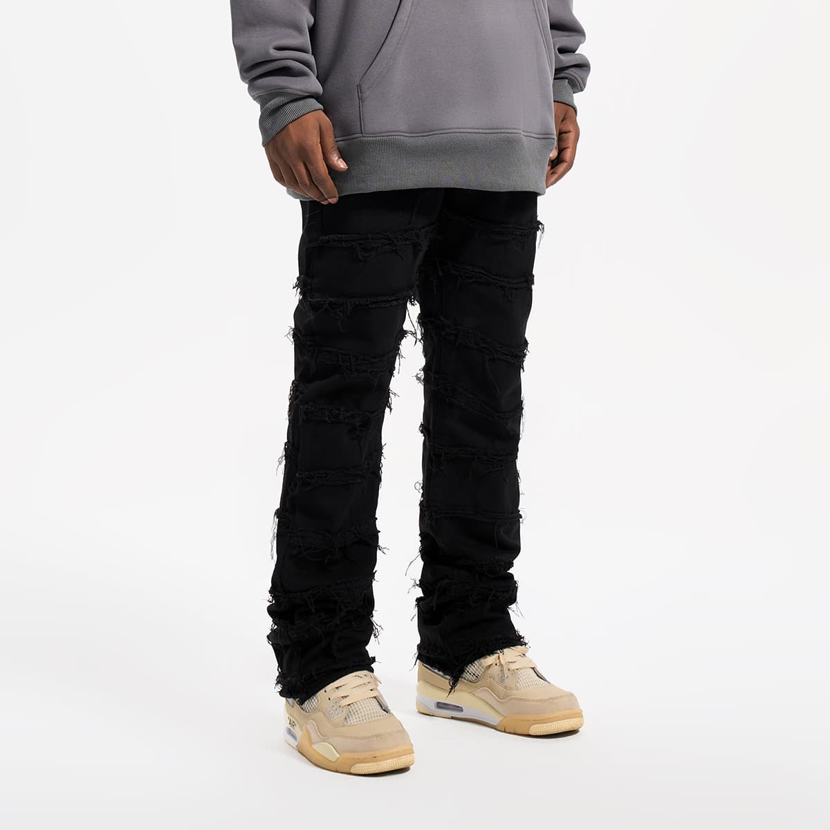 Джинсы YearnObtainRainbow унисекс, черные