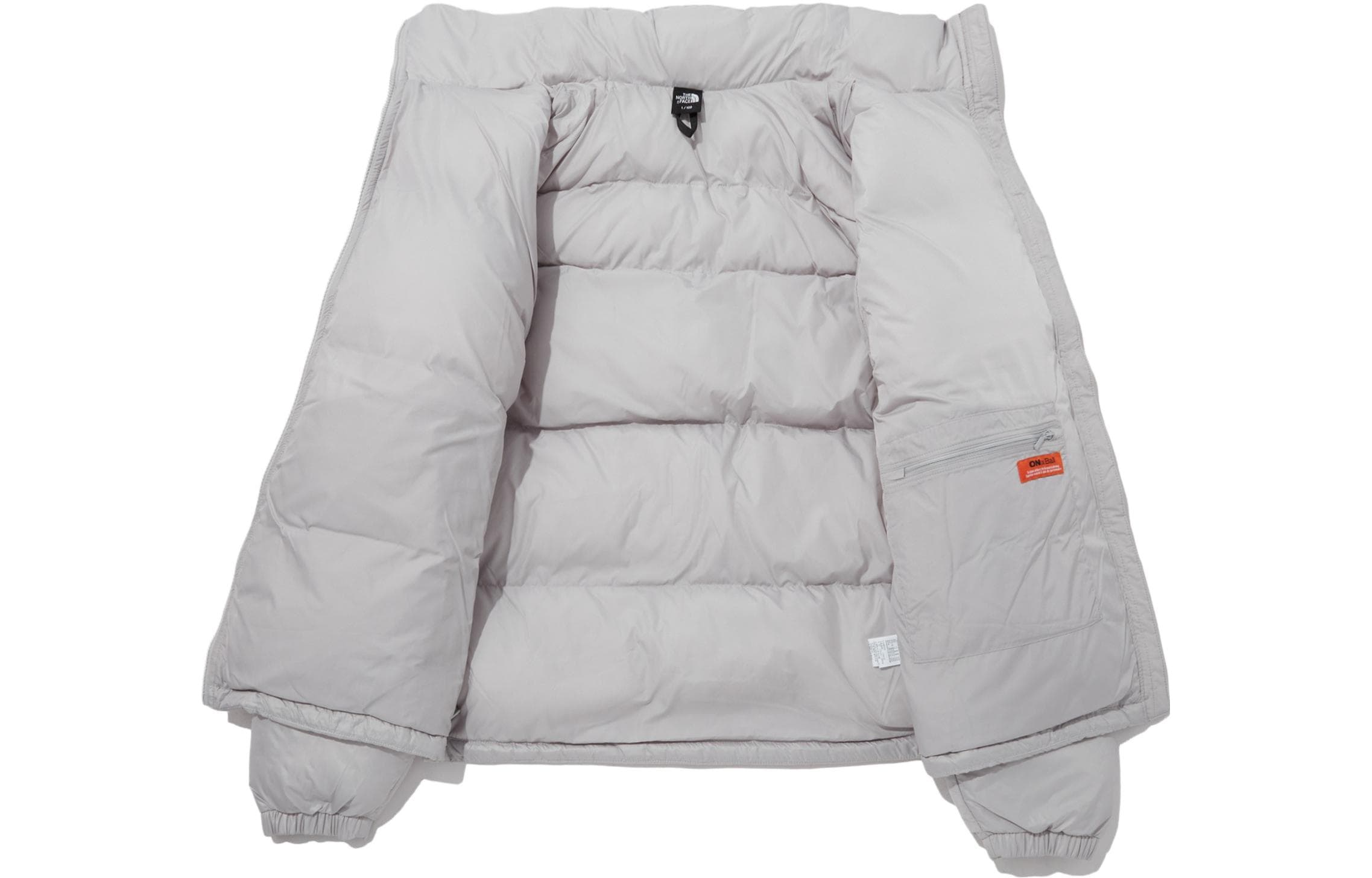 THE NORTH FACE M'S Nuptse On Ball куртка светло-серая унисекс, корейская версия