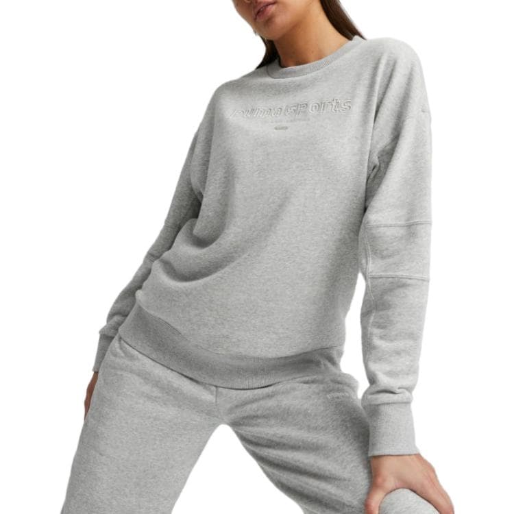 Толстовки PUMA женские светло-серые светло-серые
