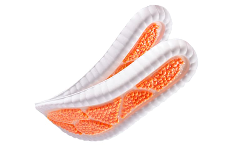 Стельки XNKW унисекс синий/оранжевый