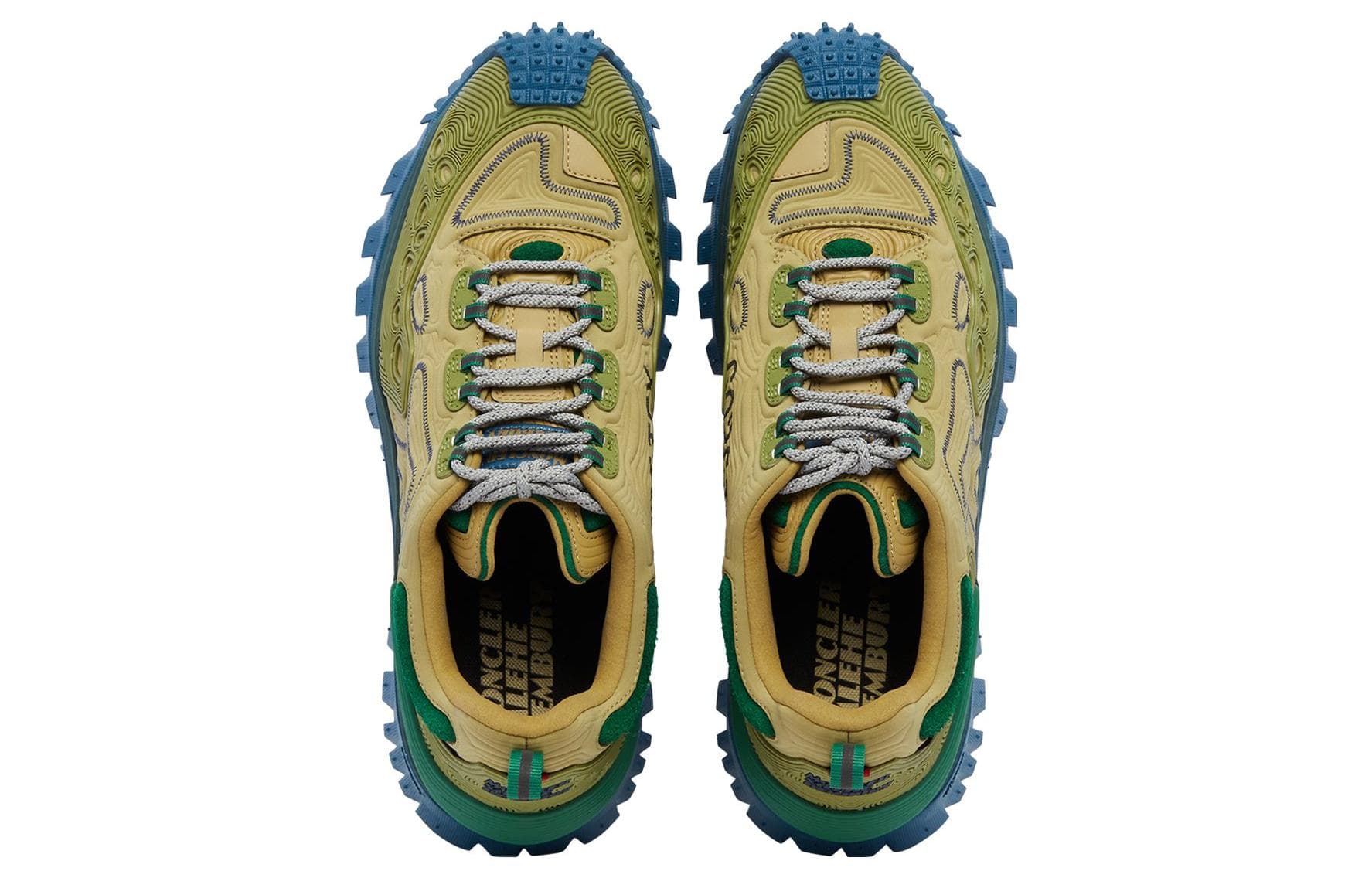 Moncler Genius Trailgrip Grain Salehe Bembury Бежевый Зеленый