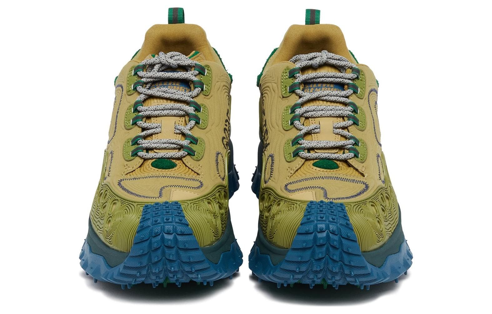 Moncler Genius Trailgrip Grain Salehe Bembury Бежевый Зеленый