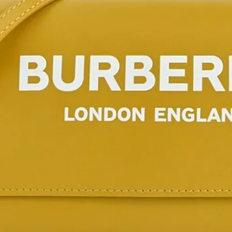 Сумка через плечо Burberry из коровьей кожи, сумка через плечо, обычная женская, желтая