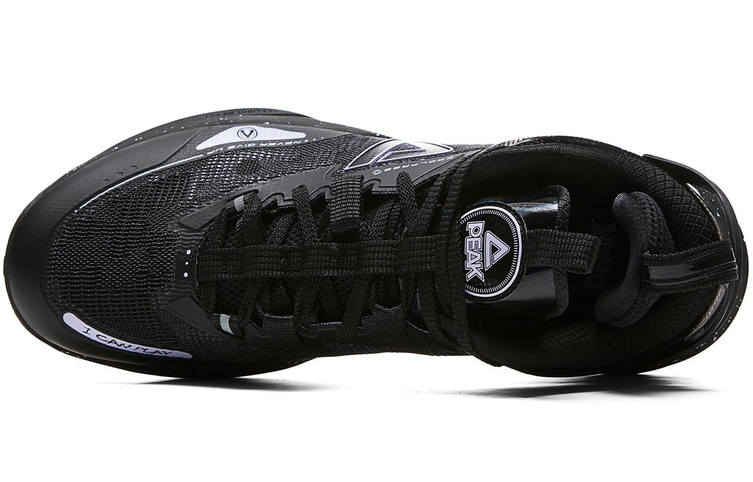 PEAK Lightweight 1.0 Black Warrior Color Scheme Низкие баскетбольные кроссовки Мужские черные