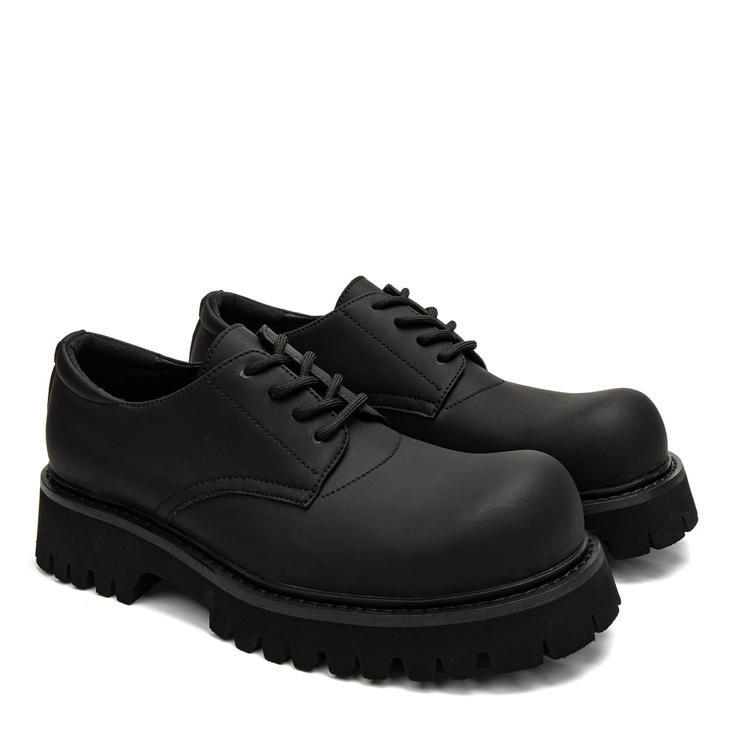 Туфли дерби на массивной подошве Youthloser Классические туфли унисекс, черные