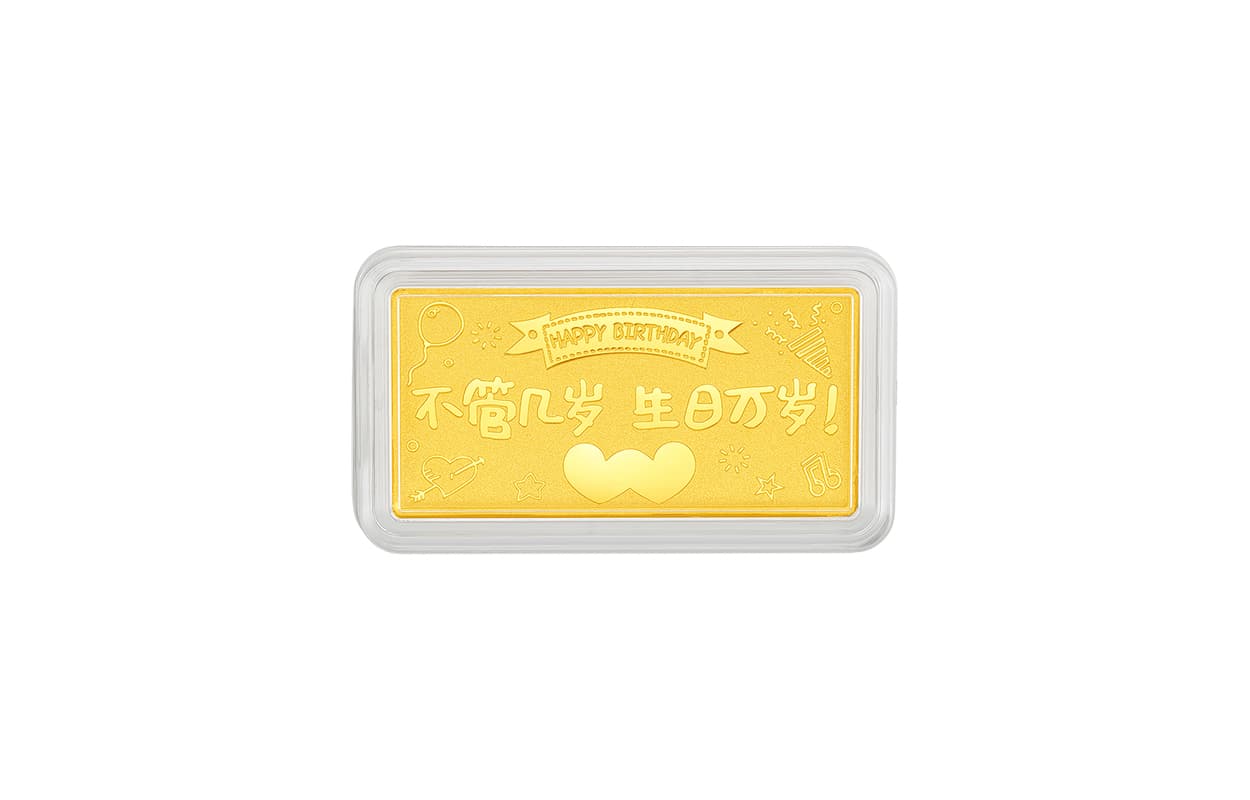 ZHOU LIU FU Investment Gold Collection Золотой слиток/монета/золотая медаль унисекс