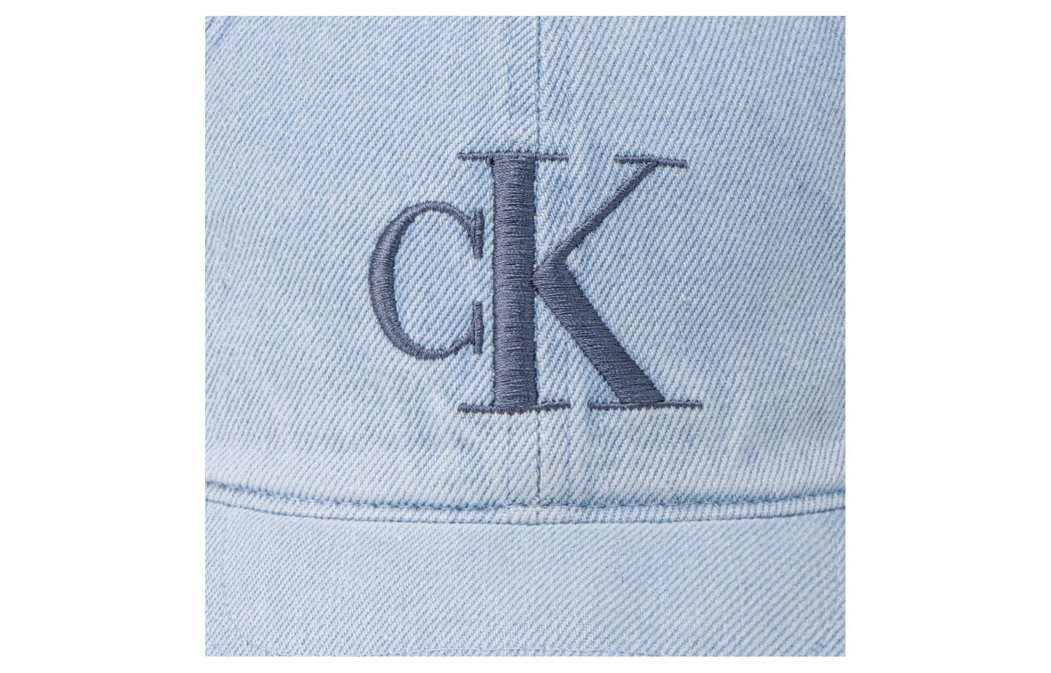 CALVIN KLEIN Бейсболки из полиэстера унисекс синие