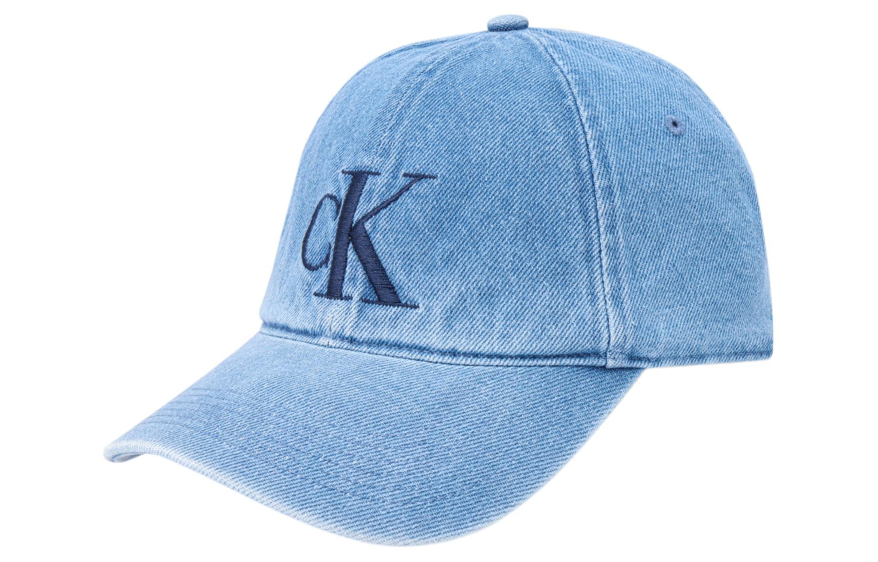 CALVIN KLEIN Хлопковые бейсболки унисекс, синие