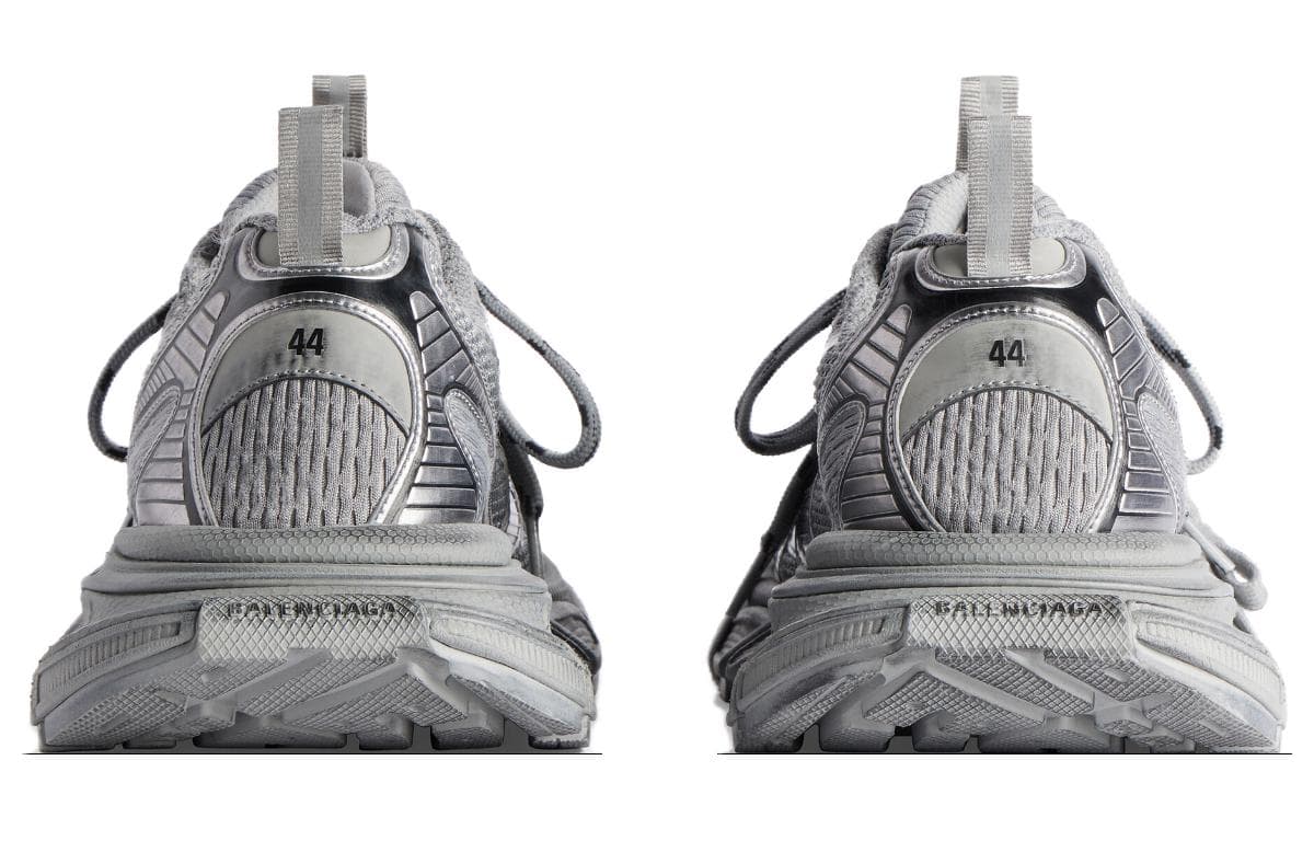 Кроссовки Balenciaga 3XL, «Balenciaga Grey And Black Mesh And Polyurthan»