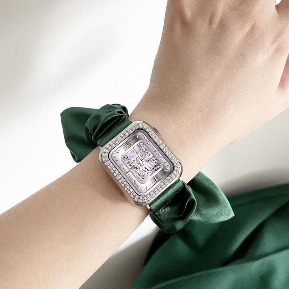 Ремешок Zhongwo, совместимый с Apple, материал с бантом