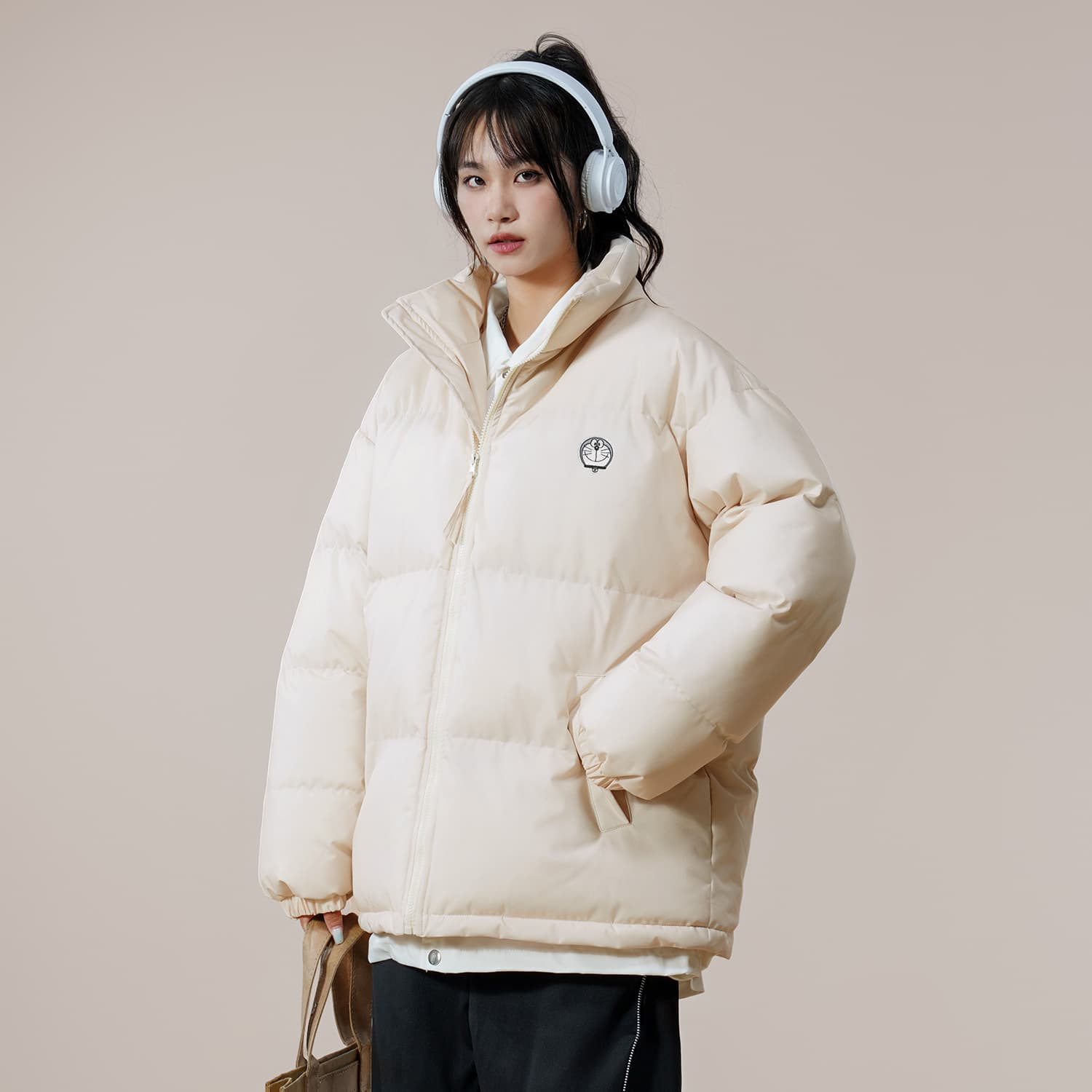 DoraemonA Пуховик Пальто унисекс