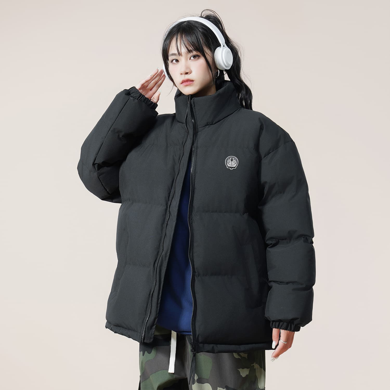 DoraemonA Пуховик Пальто унисекс