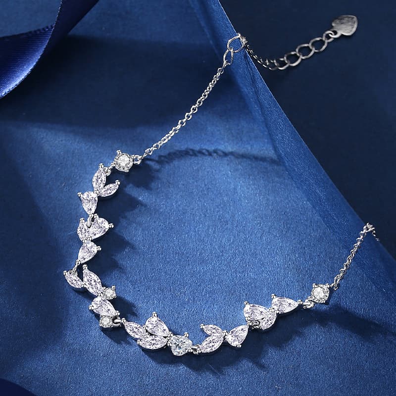 YINCHIE изысканный элегантный циркон ювелирные изделия модный универсальный роскошный регулируемый браслет женский набор в подарочной упаковке