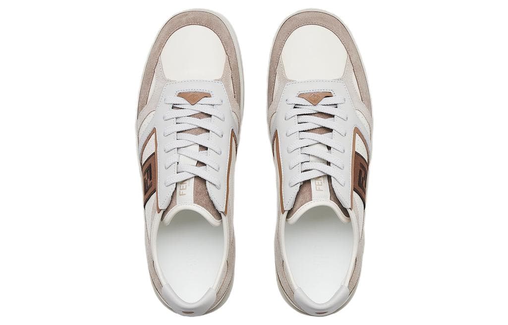 Низкие кеды FENDI с вышитым логотипом FENDI