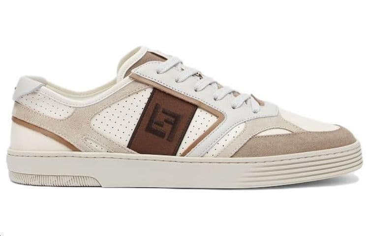 Низкие кеды FENDI с вышитым логотипом FENDI