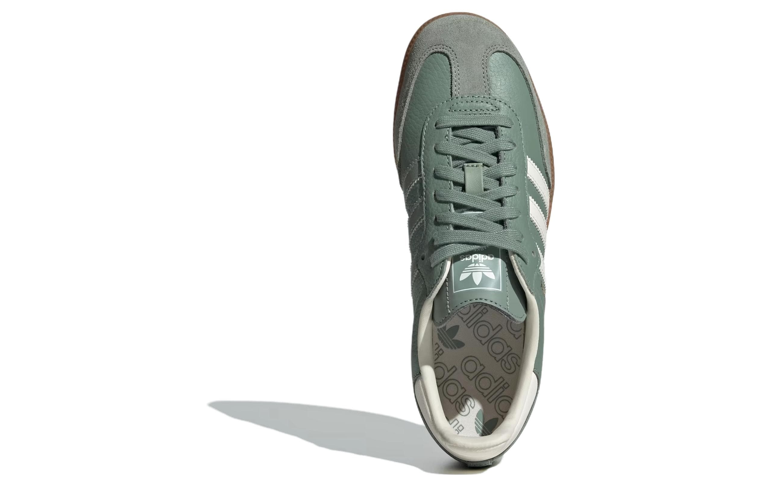 Женские кроссовки Adidas Samba AND Silver Green