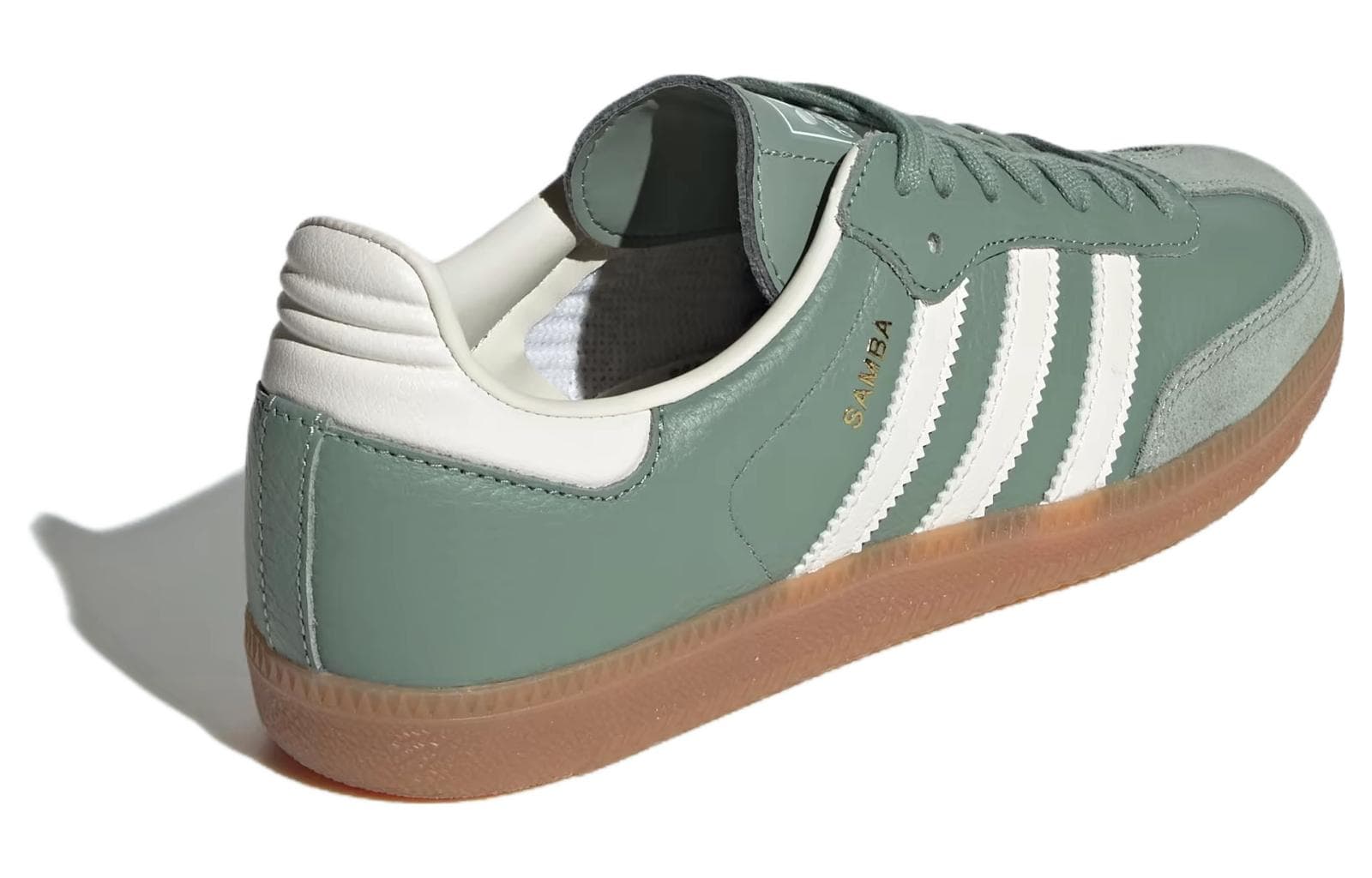 Женские кроссовки Adidas Samba AND Silver Green