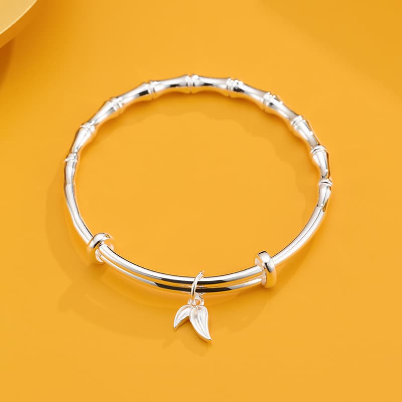 Женские изящные серебряные браслеты Shunqin Silver Building S999