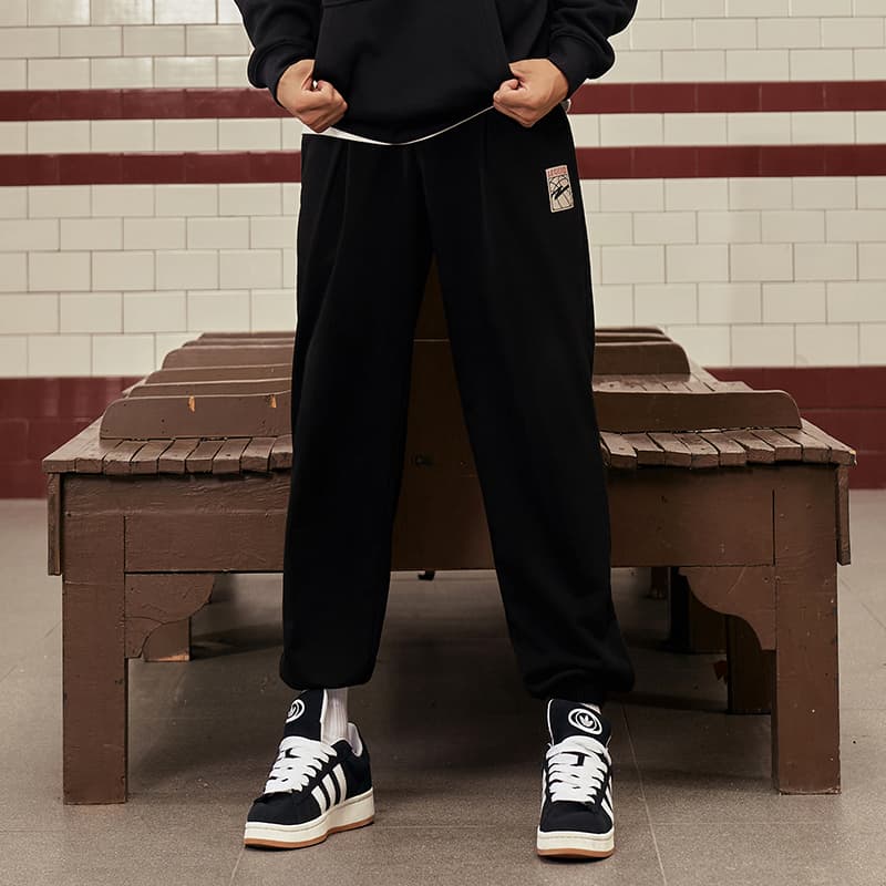 Вязаные спортивные штаны УЗИС осень-зима наряды унисекс