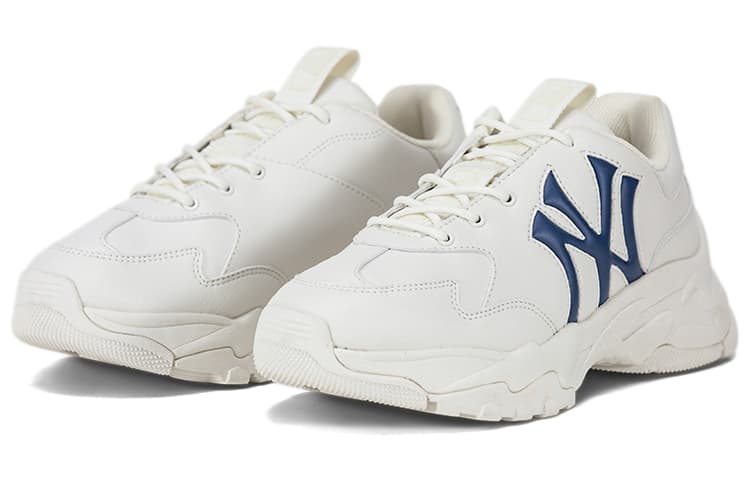 MLB Big Ball Chunky 3D New York Yankees Низкие массивные кроссовки унисекс белые