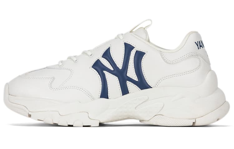 MLB Big Ball Chunky 3D New York Yankees Low top Chunky Sneakers Unisex White
