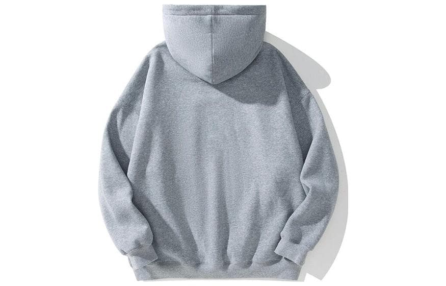 Комплект толстовки с подкладкой, мужской светло-серый+черный