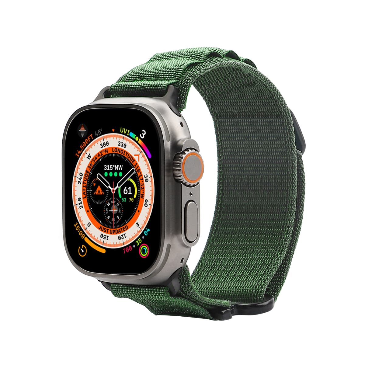 Ремешок Zhongwo, совместимый с Apple, нейлоновый материал