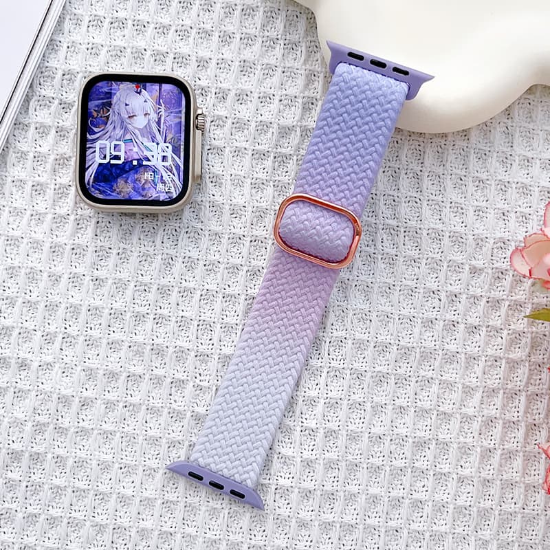 Ремешок Zhongwo, совместимый с Apple, нейлоновый материал