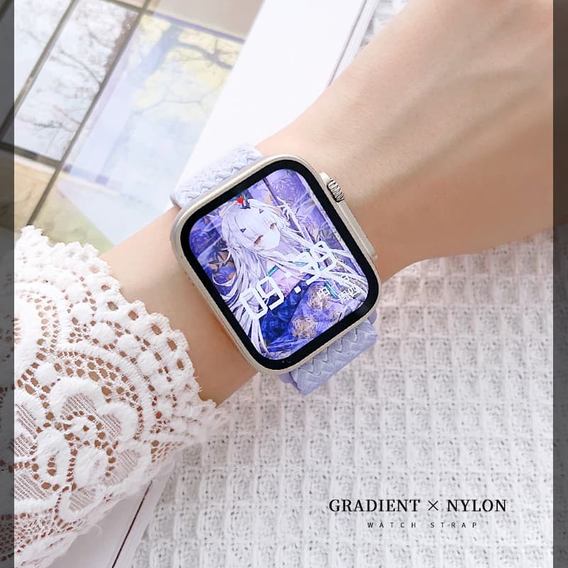 Ремешок Zhongwo, совместимый с Apple, нейлоновый материал