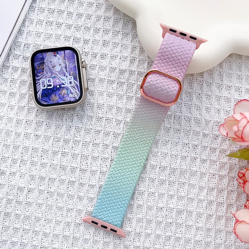 Ремешок Zhongwo, совместимый с Apple, нейлоновый материал