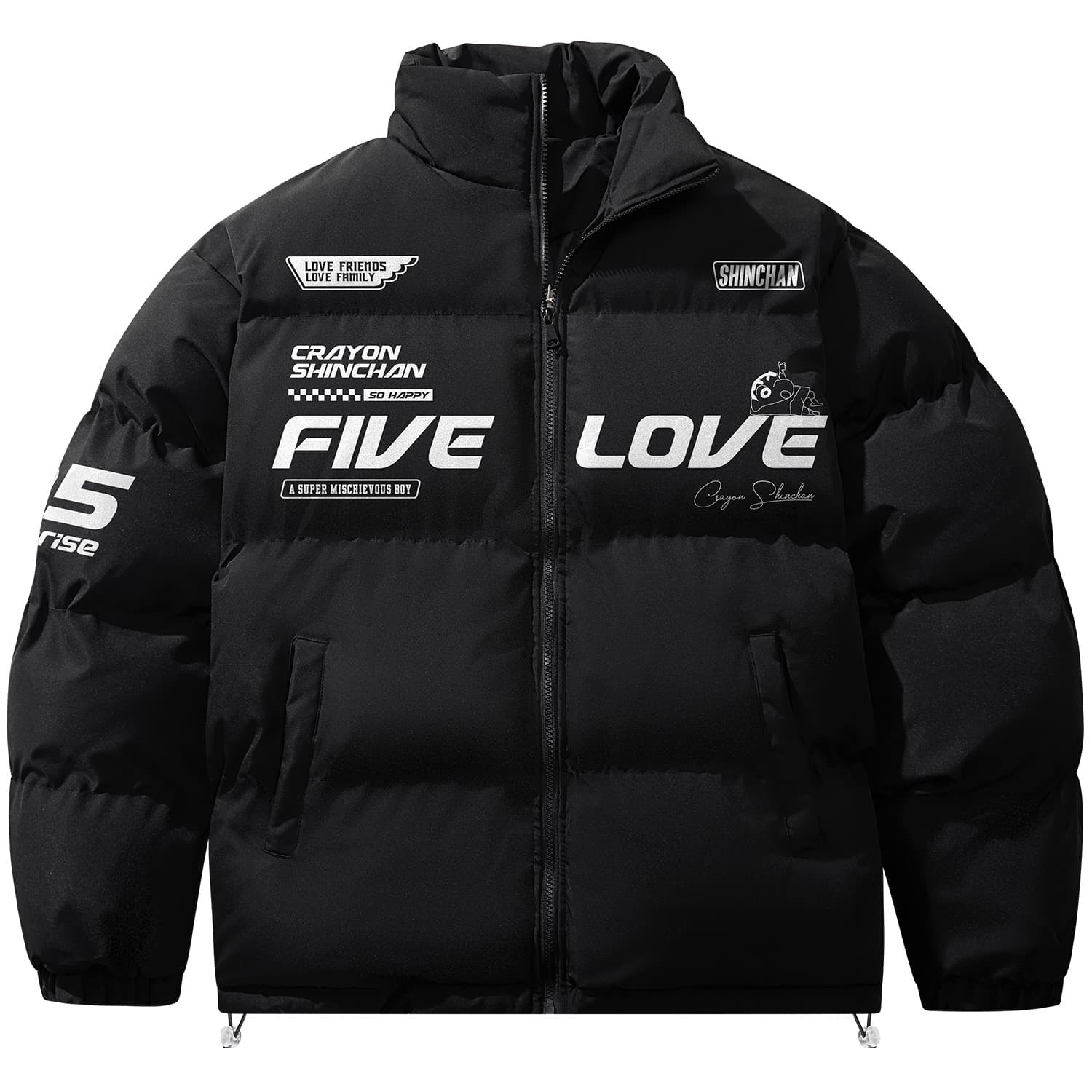 Crayon Shinchan Puffer Jacket Coat Unisex